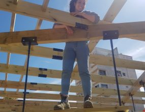 Heba at work