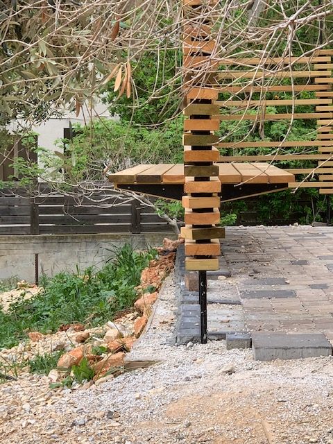 Ramat-Begin-Haifa-Detail of bench