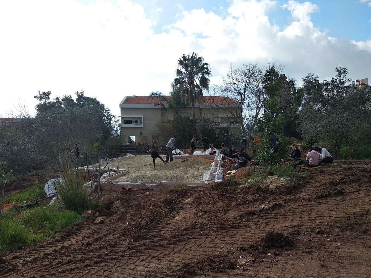 Ramat-Begin-Haifa-Preparing the foundations Ramat-Begin-Haifa-Preparing the foundations